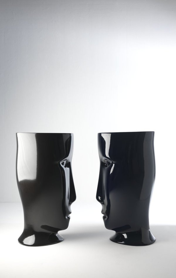 Standwaschbecken Moloco schwarz glänzend Design